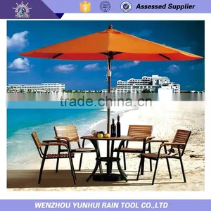 Grass Usage Olefin Fabric Hotel Wooden Big Parasol thumbnail-6