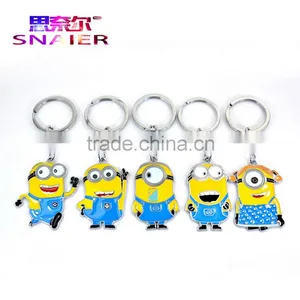 Yellow Little Man Custom Factory Bottle Opener Keychain for Promotional, Bottle Opener With Short Lanyard, thumbnail-1