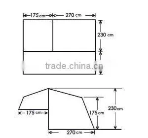 Outdoor Trip Travel Camping Camper Trailer Tent thumbnail-5