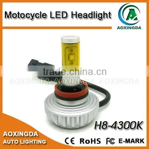 All in One H8 LED Headlight Motorcycle Without Fan and Ballast thumbnail-3