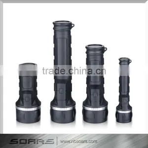 Rubberized LED Torch Flashlight Plastic Flashlight a Series Products thumbnail-1
