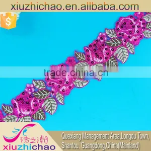 T0270-4a(2.4)many Colors Embroidery Trimming Lace With Sequin thumbnail-4