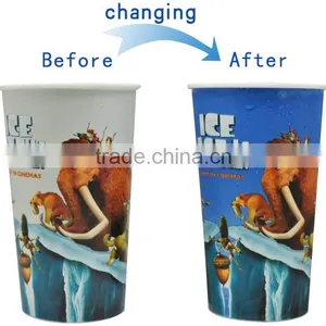 Single Wall Reusable 20 oz Cold Change Color Plastic Cup thumbnail-6