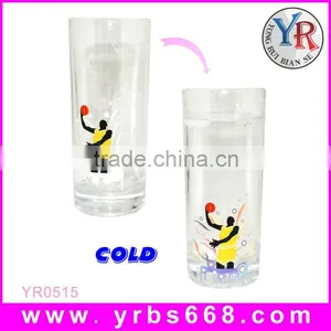 Customized Logo Design Straight Glass Cup For Restaurant Hotel Business Promotion thumbnail-2