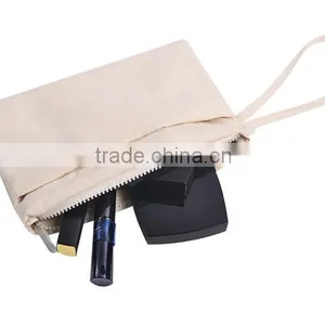 Natural Plain Cosmetic Clutch Beige Toiletry Bag Quality Choice thumbnail-4
