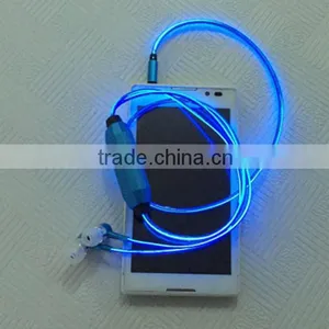 Colorful EL Glowing Metal Earphone For IPhone 6 6s thumbnail-3