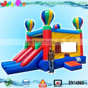 China Factory Direct Sale Kids Balloon Inflatable Bouncer Price Dual Slide Combo thumbnail-1