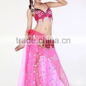 Wuchieal Belly Dance Bilateral Open Fork Skirt Cheap thumbnail-1