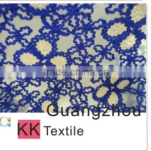 2014 Hottest Organza Metal Mesh Textile Fabric#7893 Sequin Embroidery Fabric thumbnail-1