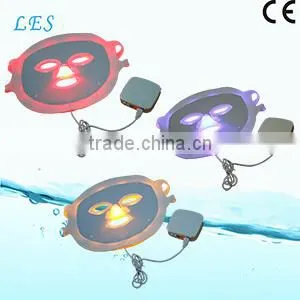 3 Colors Blue Yellow Red LED Light Facial Mask Pack for Skin Rejuvenation thumbnail-1