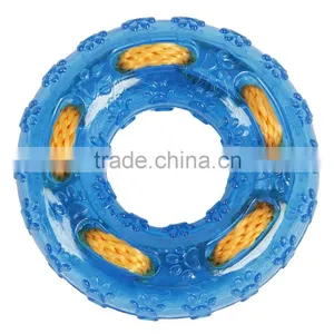 Pet TPR Tyre Toy With Rope New Design Dog Toy thumbnail-4