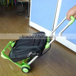 Plastic Colorful Portable Foldable Luggage Cart thumbnail-3