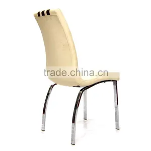 Modern Appearance Metal Chrome Leg Dining Chair thumbnail-3