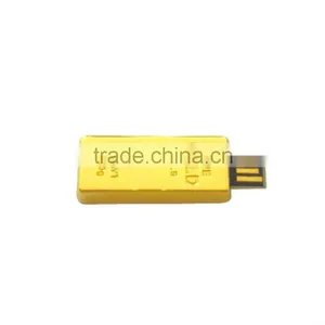 Logo USB Flash Drive! Gold Bar Memory Stick! USB Flash Drive Wholesale! thumbnail-1