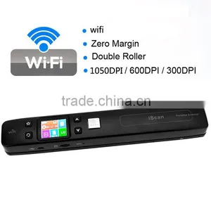 Wireless Wifi Portable A4 Document Book Scanner 1050DPI JPG and PDF Formats Mini Handheld Scanner thumbnail-1