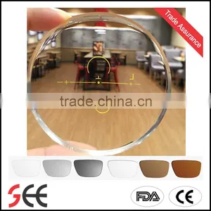 Factory 1.56 PGX Photo Grey Brown Photochromic Progressive Glasses Optical Lenses Supplier's Choice thumbnail-1