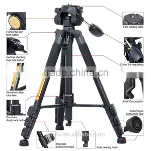 Q-111 Professional Stylish Camera Tripod &Ball Head for DSLR Camera thumbnail-4