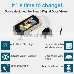 Danmini 4.3" Electronic Digital Peephole/Doorbell/Door Viewer Door Camera Quality Choice thumbnail-4