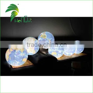 New Design Hot Selling 30CM Diameter Decoration Small PVC Inflatable Earth Ball thumbnail-4