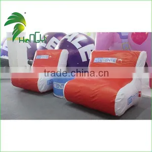 2016 Hot Sale High Quality PVC Inflatable Sofa Chair With Custom Made Logo Printed , Inflatable Chair For Sale thumbnail-3
