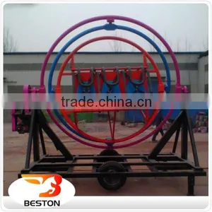 China Hot Sale Outdoor Park Entertainment Human Gyroscope Rides 3D Space Ring Supplier's Choice thumbnail-6