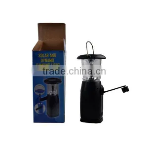 Plastic Body Hand Crank Lantern 6 LEDS Solar LED Lantern Portable thumbnail-6