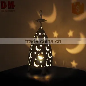 Portable Iron Office Candle Garden Lantern thumbnail-1