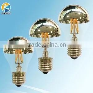 High Quality Dimmable Filament LED Bulb E27base AC230V Warm White Energy Saving Led Filament Bulb With Half Mirror Glass Cover thumbnail-1