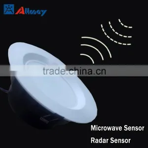 Microwave Sensor LED Downlight With Build in Sensor Driver Corridor Stairway Lighting AC220v 7W thumbnail-1
