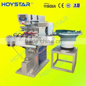 Four Color Vertical Pad Printing Machine for Plastic Lid With China Manufacturer thumbnail-1