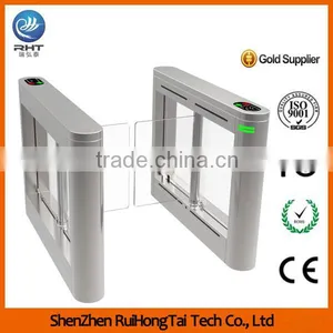 Smart RFID Card Reader Access Control Manual Supermarket Swing Gate thumbnail-1