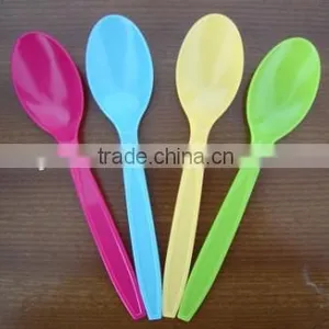 Disposalbe Plastic Spoon Plastic Colored Icecream Spoon thumbnail-1
