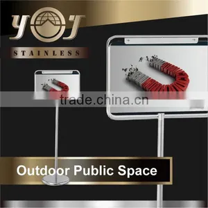 New Design Steel Poster Board Stands Acrylic Display Stand thumbnail-3