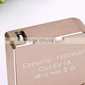 Mini Powerbank Mobile Phone Power Bank Mini Usb Universal Portable External Battery Backup Power Charger For Xiaomi 1800 Mah thumbnail-4