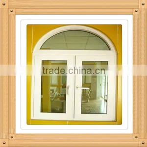 Arch Pvc Window/pvc Swing Window/pvc Window With Shutter thumbnail-3