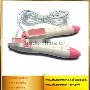 3Buttons LCD Display Electronic Counting Jump Rope With Pedometer thumbnail-1