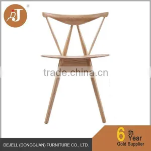 PU Upholstered Modern Ash Solid Wood Chair thumbnail-1