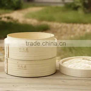 Round Bamboo Food Steamers for Dim Sun thumbnail-6