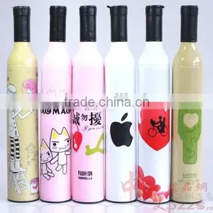 Promotion Gifts Customized Logo Printed Bottle Umbrella thumbnail-2