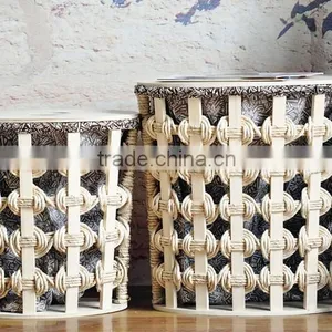 Unique Design Nylon Corn Bran Woven Storage Basket With High Quality and Excellent Price thumbnail-1