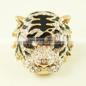 2014 Hot Latest Design Fashion Four Clover Diamond Ring Jewelry thumbnail-6
