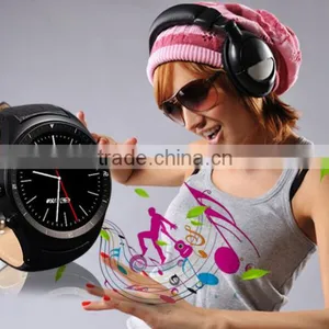 Round Display Android 4.4 Smart Watch With Sim Card Slot Support WIFI GPS Bluetooth Quality Choice thumbnail-3