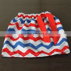 American Patriotic Festival Chevron Skirt Baby Mini Skirt thumbnail-1