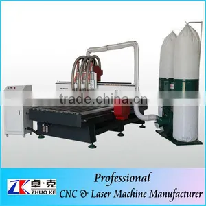 ZK-1325 Air Cylinder ATC CNC Router With 3 Tools Changing 1300*2500*200mm thumbnail-1