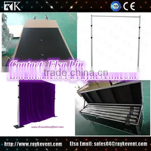Gorgeous Swimming Pool Telescopic Pole Pipe and Drape Used Pipe and Drape for Sale thumbnail-1