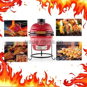 Ceramics Charcoal Grilling Outdoor Kamado BBQ Smoker thumbnail-1
