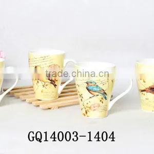 2015 New 11oz Bone China Mugs Coffee Mug With Bird Design Cute for Chirdren thumbnail-4