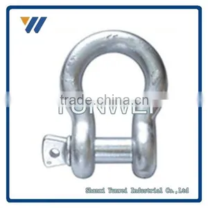 Us Type Drop Forged Screw Pin Bow Shackle thumbnail-2