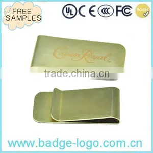 Charm Custom Hot Sale Golden Metal Money Clip thumbnail-1