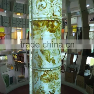 Natural River Stone Pebble Resin Stone for Decorative Column Designs thumbnail-4